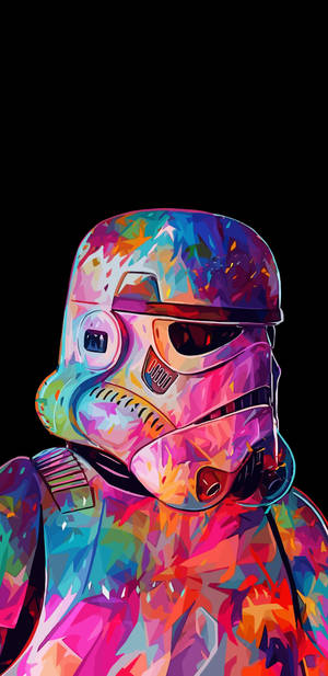 Colorful Stormtrooper 2k Amoled Wallpaper