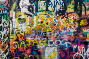 Colorful Urban Graffiti Street Art Wallpaper