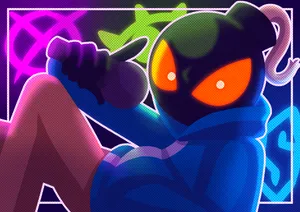 Colorful Whitty With Dotted Texture Wallpaper