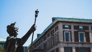 Columbia University Alma Mater Side View Wallpaper