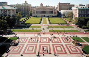 Columbia University Scattered Students Wallpaper