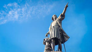 Columbus Day Christopher Columbus Statue Wallpaper