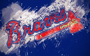 Come Out Swinging -- The Atlanta Braves Ready For A Great Game Wallpaper