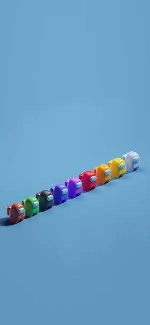 Come Play Among Us Blue! Wallpaper