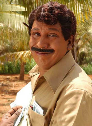 Comedian Vadivelu Funny Look Wallpaper