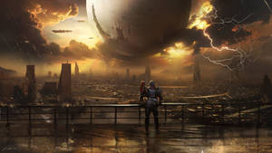Commander Zavala The Tower Destiny 2 Wallpaper