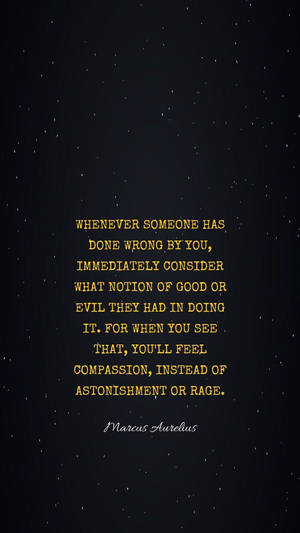 Compassion Quote Stoicism Wallpaper