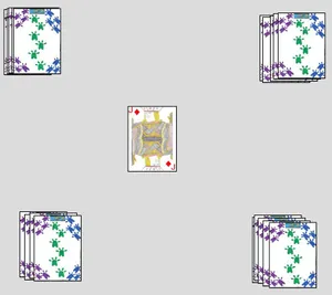 Competitors Engaged In Strategic Whist Game Wallpaper