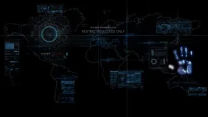 Computer Digital World Map Wallpaper