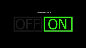 Computer On Off Switch Wallpaper