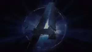 Concrete Avengers Logo Wallpaper