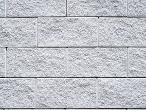 Concrete Texture Close-up White Brick Wallpaper