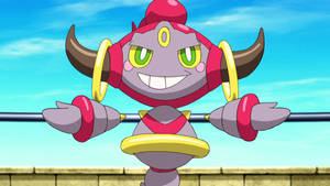 Confined Hoopa Smug Smile Wallpaper