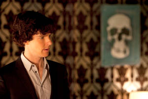 Confused Detective Sherlock Holmes Wallpaper