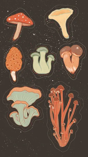 Connect With Friends On Mushroom Phone! Wallpaper