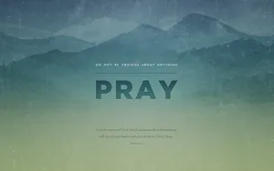 Connect With Your Faith Through Prayer And Worship Wallpaper