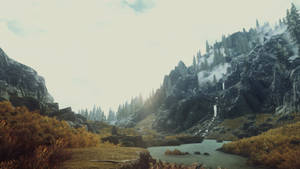 Conquer The Lands Of Skyrim And Become The Rightful Ruler! Wallpaper