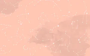 Constellations Rose Gold Laptop Wallpaper