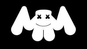 Contrast Marshmello Bat Logo Wallpaper
