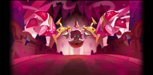Cookie Run Kingdom Strawberry Crepe Wallpaper
