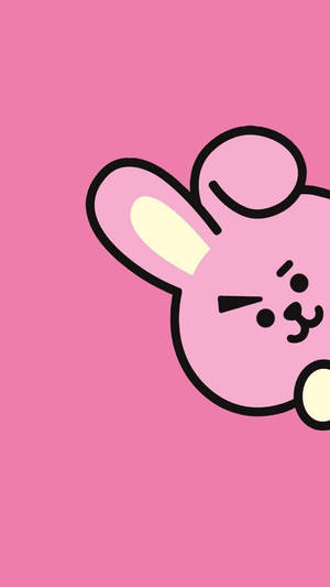 Cooky Bt21 Close-up Wallpaper