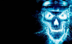 Cool 3d Ghost Policeman Wallpaper