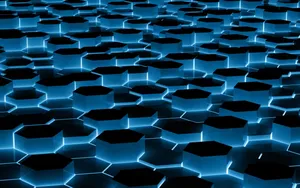 Cool 3d Hexagonal Cell Tablet Hd Wallpaper
