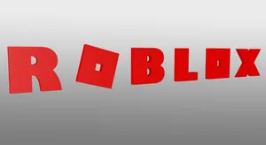 Cool 3d Logo Of Roblox Wallpaper