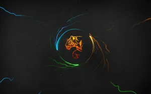 Cool Aesthetic Tablet Tiger Art Wallpaper