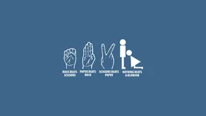 Cool And Funny Hand Sign Wallpaper