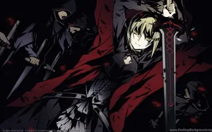 Cool Anime Boy Swordsman Wallpaper