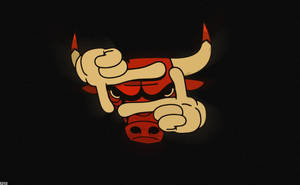 Cool Art Chicago Bulls Nba Logo Wallpaper