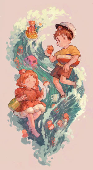 Cool Art Ponyo Wallpaper