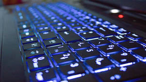 Cool Back Lit Computer Keyboard Wallpaper