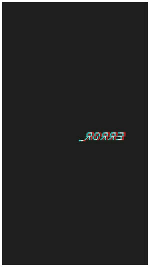 Cool Black Aesthetic Mirror Text Wallpaper