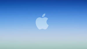 Cool Blue Apple Gradient Wallpaper