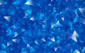 Cool Blue Crystal Wallpaper