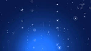 Cool Blue Particles Wallpaper