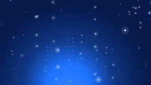 Cool Blue Particles Wallpaper