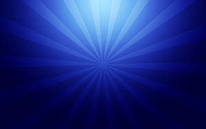 Cool Blue Sunburst Pattern Wallpaper