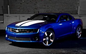 Cool Camaro Chevrolet Car Blue Wallpaper