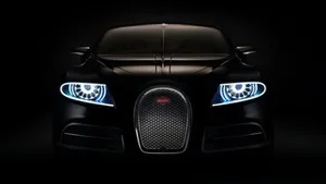 Cool Car Black Bugatti Wallpaper