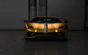 Cool Cars: Champagne Lamborghini Wallpaper