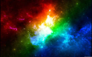 Cool Colorful Stars In Galaxy Wallpaper