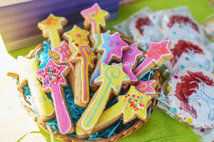 Cool Cute Magic Wand Cookies Wallpaper