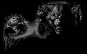 Cool Dark Furious Bears Wallpaper