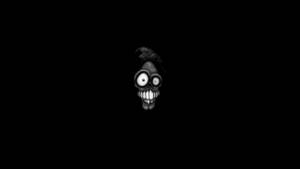 Cool Dark Scary Skeleton Mask Wallpaper