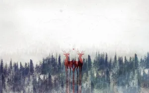 Cool Deer Iphone Theme Wallpaper