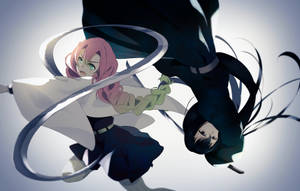 Cool Demon Slayer Female Wallpaper