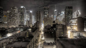 Cool Desktop Night Cityscape Wallpaper